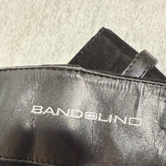 Bandolino Black Heeled Boots with Buckle Detail - Picture 7 of 8